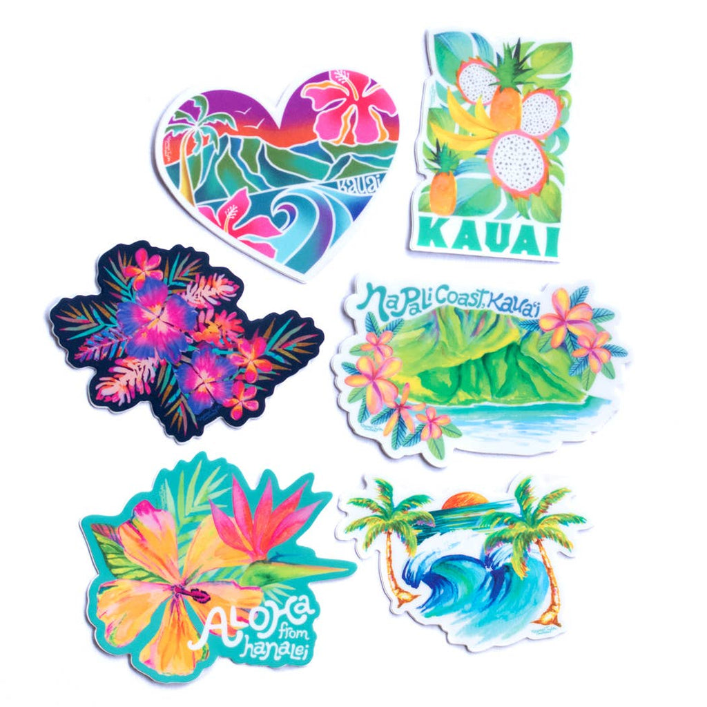 THE MINIS : Assorted Sticker Pack Collection Featuring Mini Designs and Characters