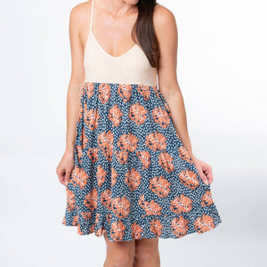 Bellamy Spaghetti Strap Tiered Panel Babydoll Dress