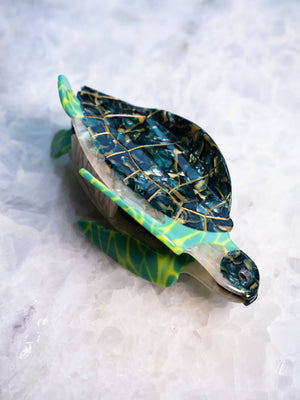 Loggerhead Turtle Hair Eco Friendly  Clip Claw, Large