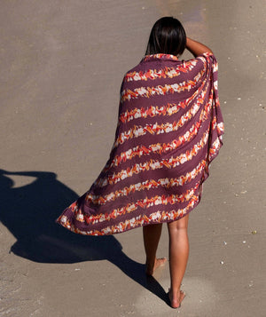 Rainbow Pua Melia Pareo: 74 x 46 in