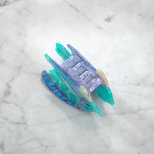 Reef Fish Hair Eco Friendly  Clip Claw Seafoam - Large