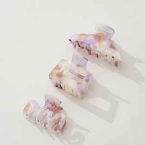 Lilac Cloud S/M - Assorted Claw Clips