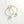 Sea Foam Glass Hoops