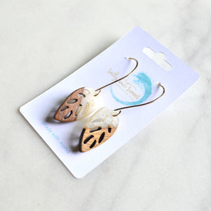 Walnut Leaf Earring