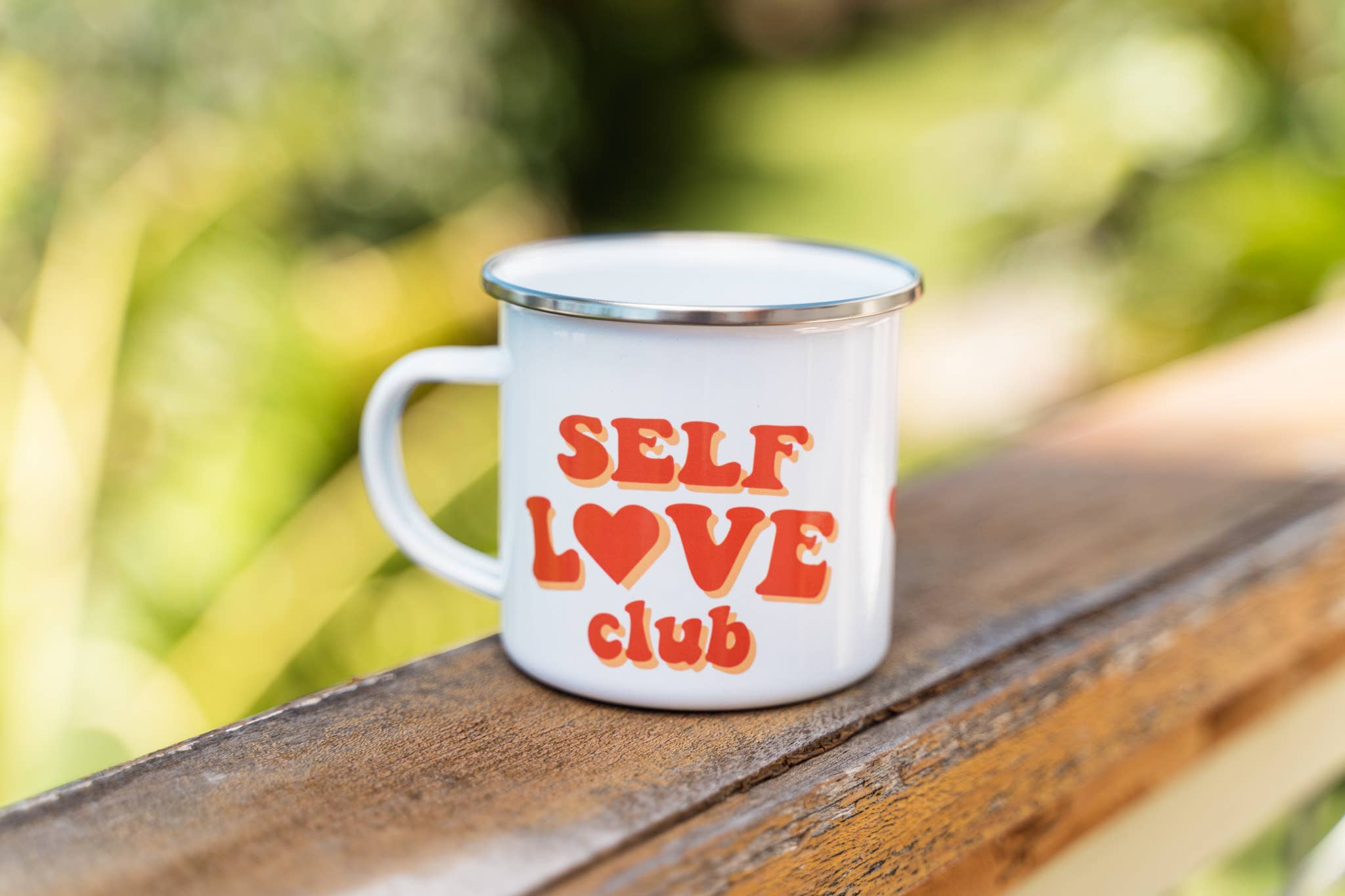 Retro Rainbow Camping Mug Collection — Inspirational Positive Quote Camp Mug