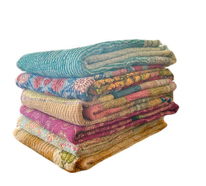 PORTABLE KANTHA QUILT
