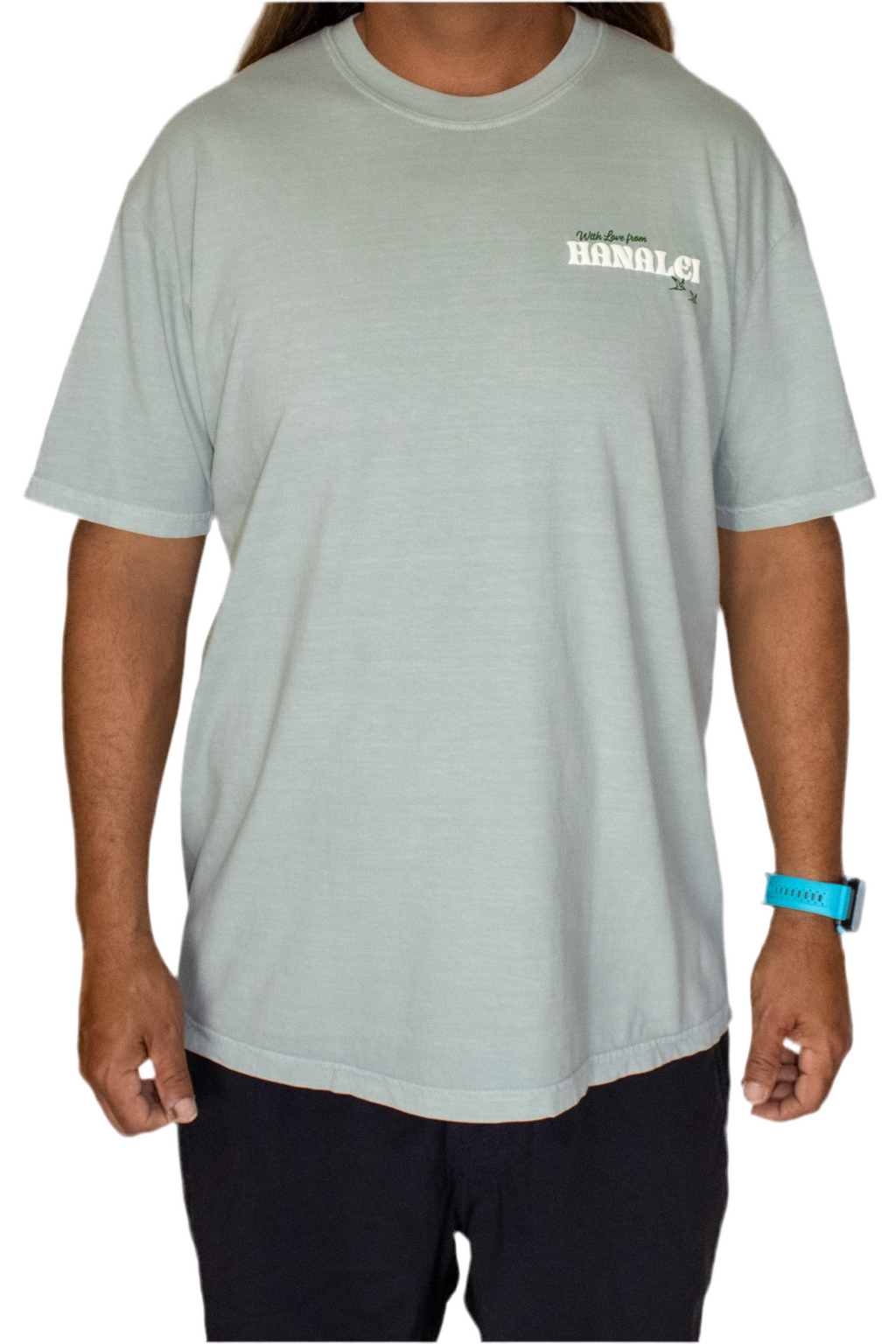 With Love Hanalei Green Tee
