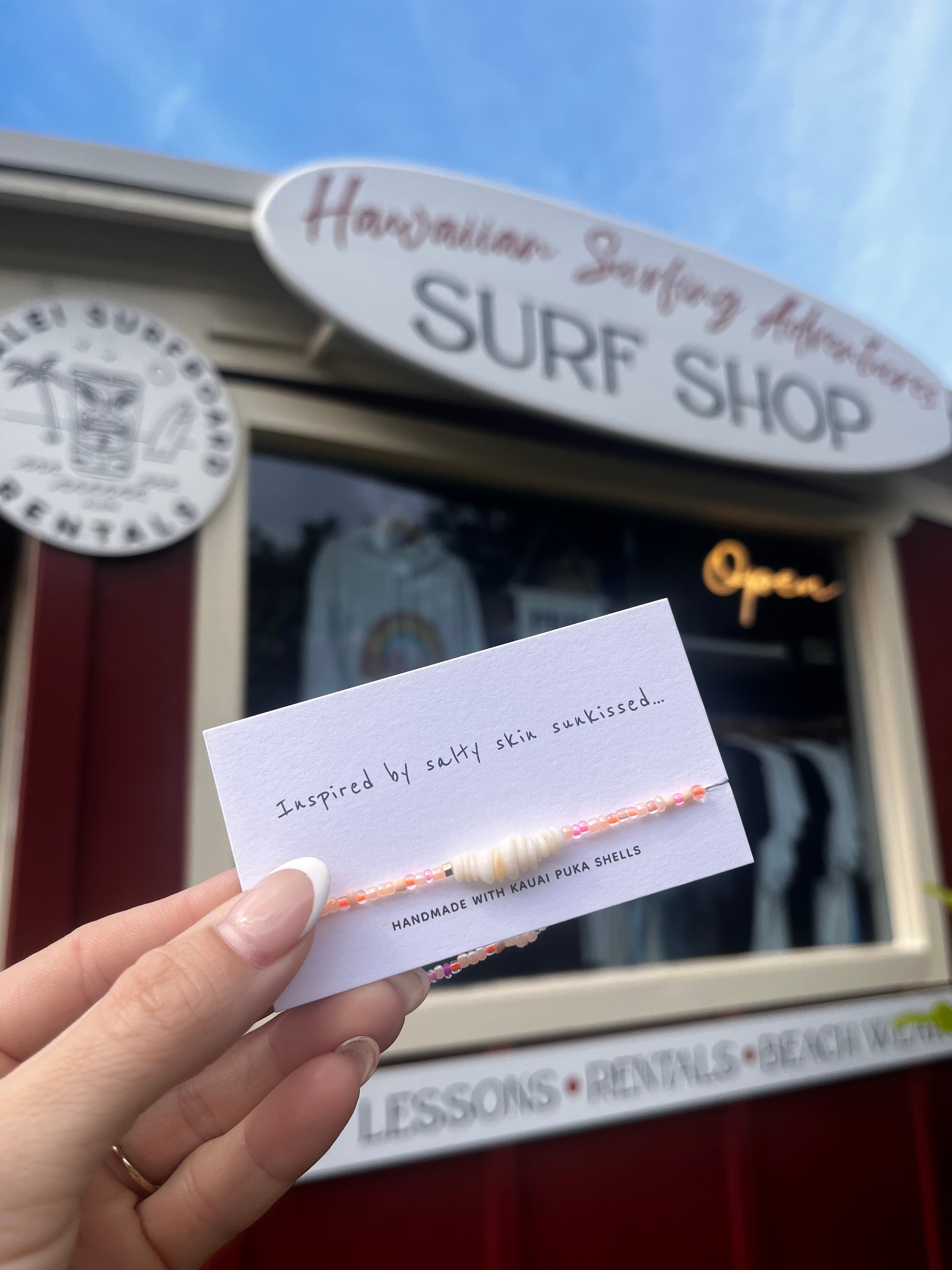 Salty Skin Sun kissed Puka Shell