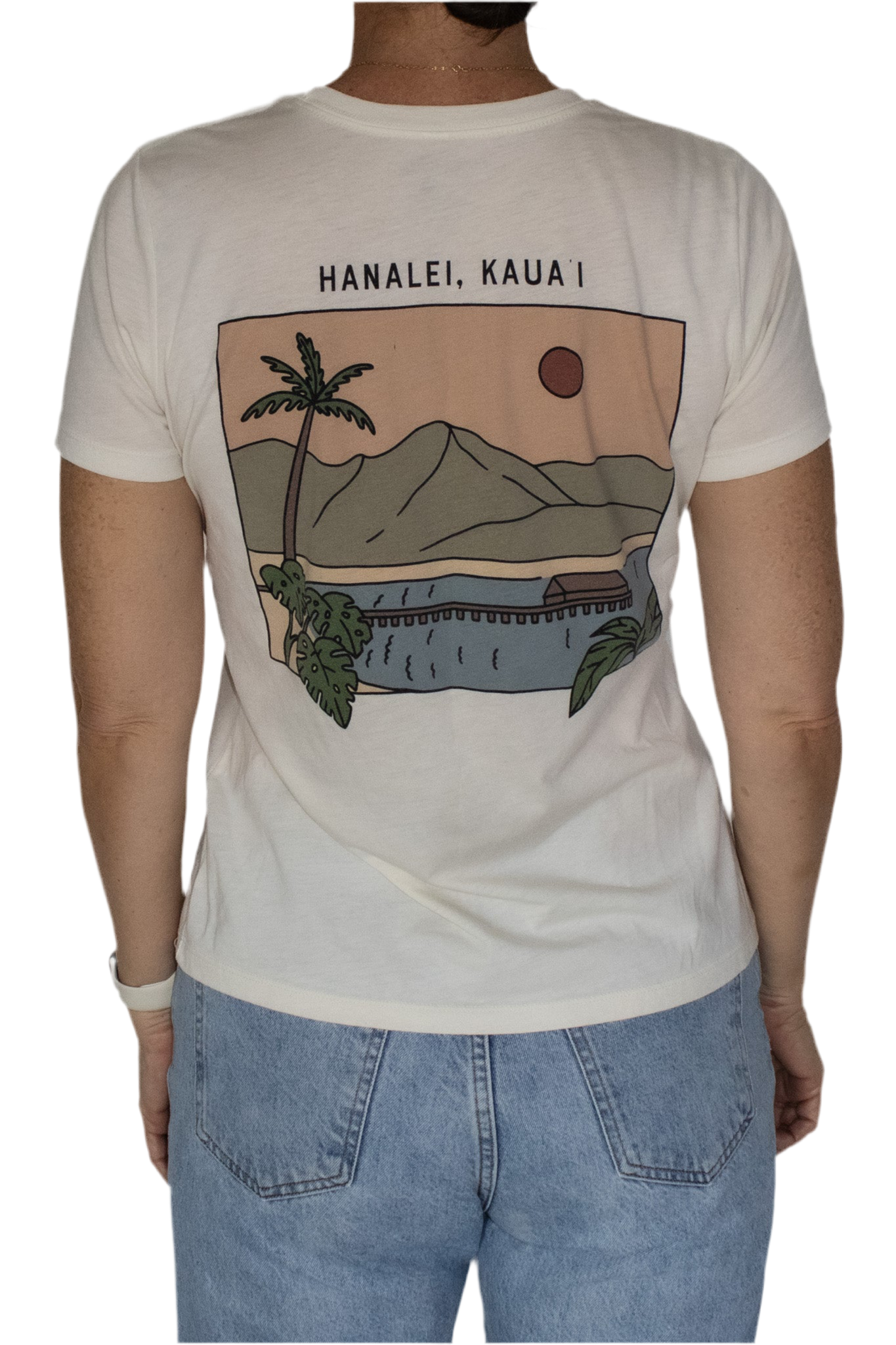 Hanalei Pier Womens Tee