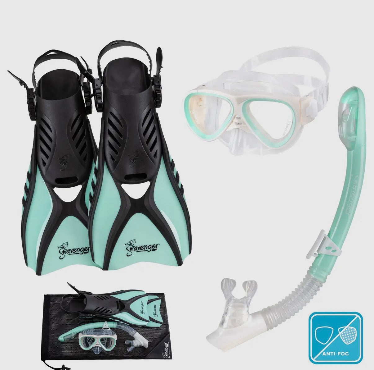 Hanalei Anti Fog Snorkel Set