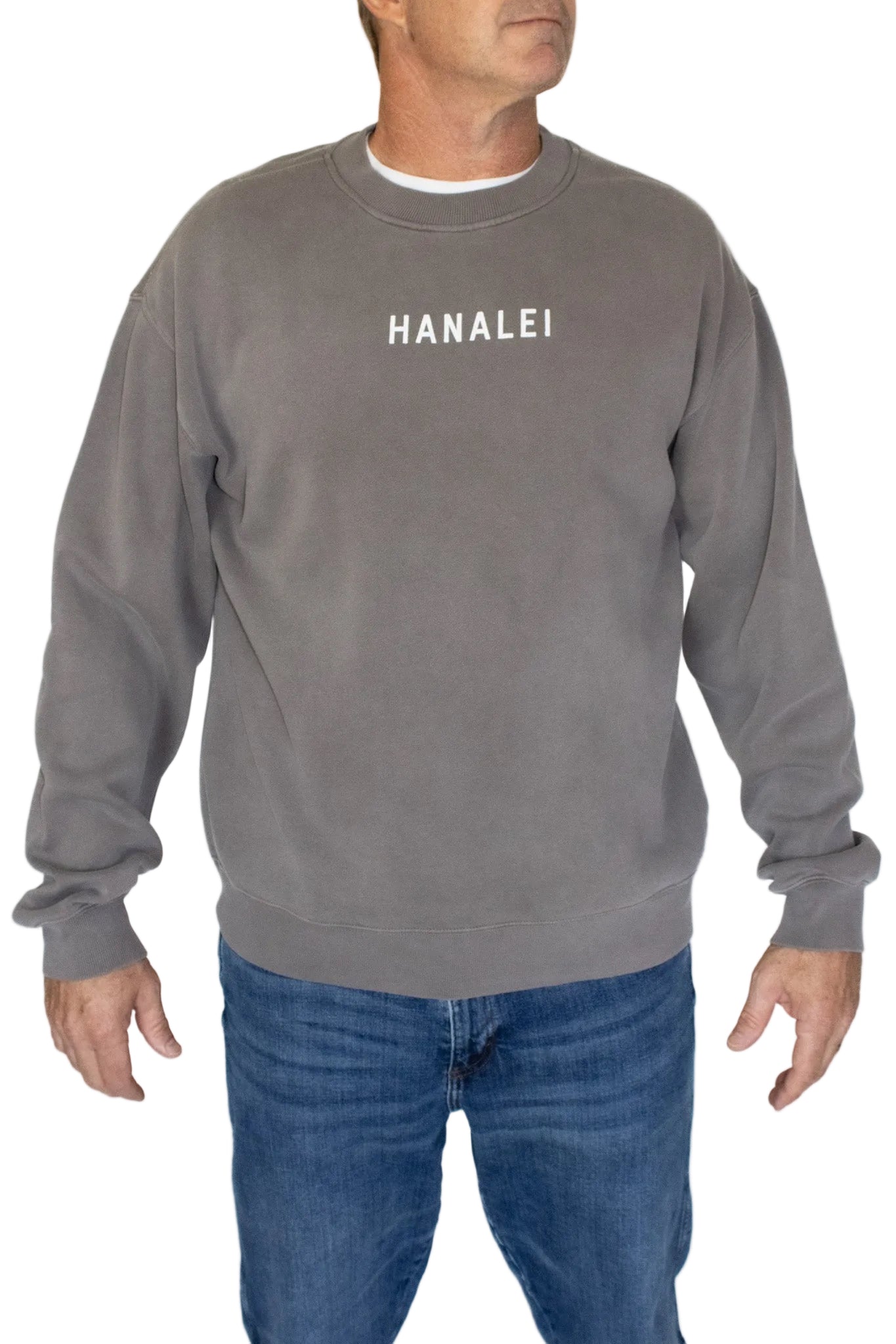 Men’s Hanalei Pier Faded Crewneck