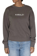 Women’s Hanalei Pier Faded Cropped Crewneck