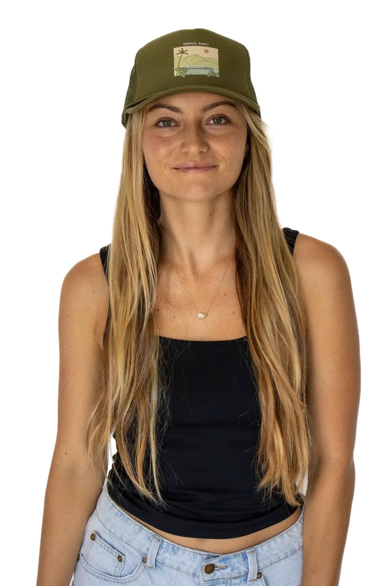 Hanalei Pier Color Trucker