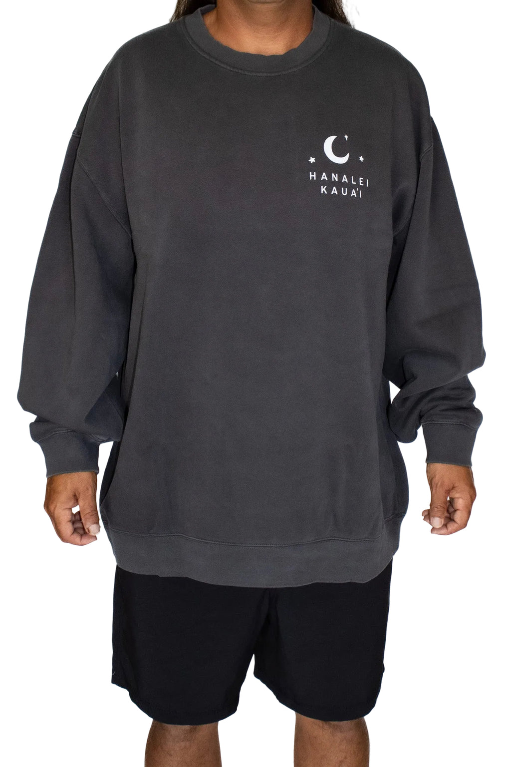 Hanalei Moonlight Faded Crewneck