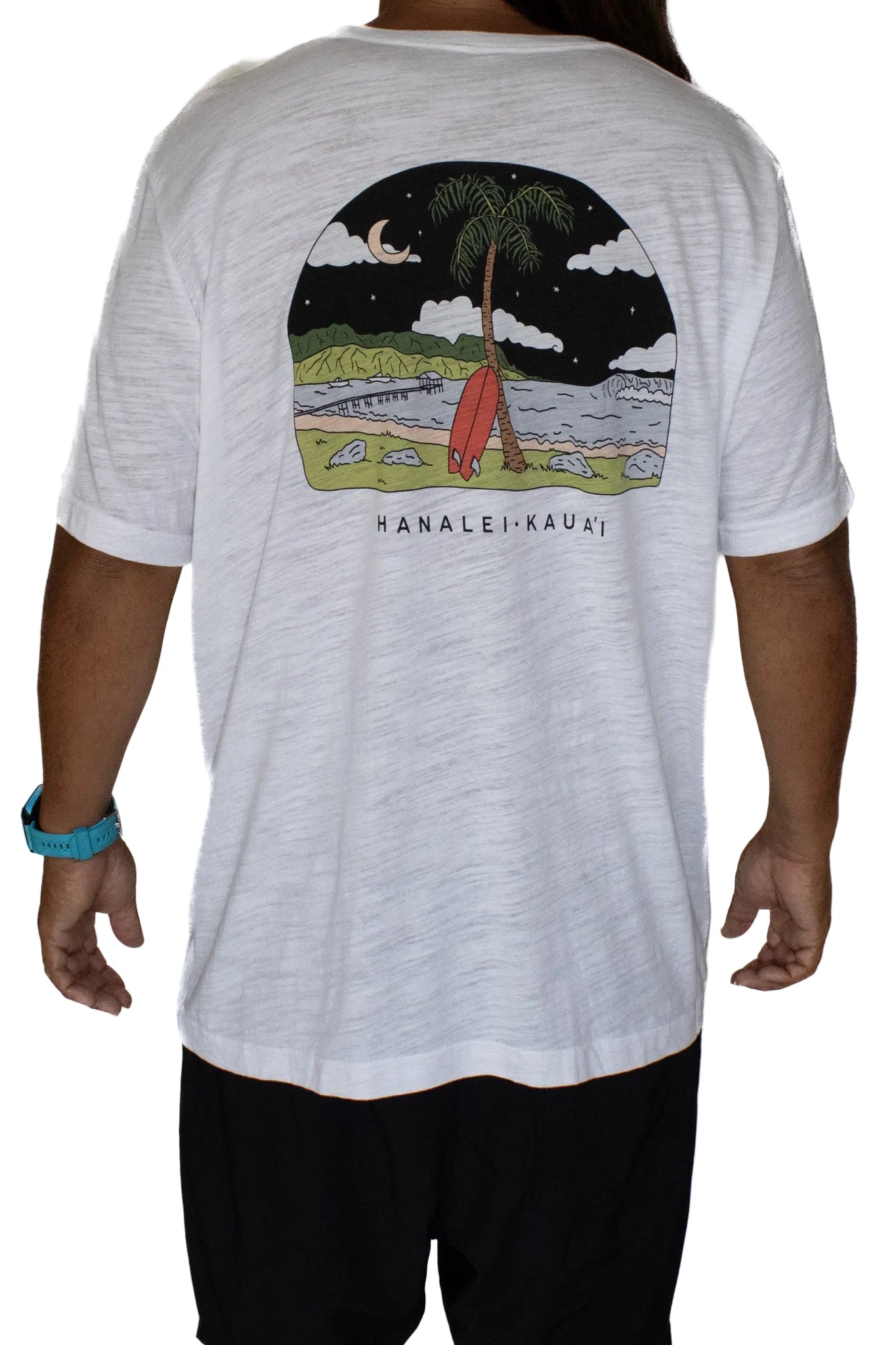 Hanalei Moonlight Slub Tee
