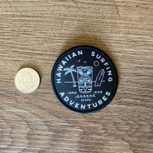 Hawaiian Surfing Adventures Iron on Patches