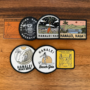 Hawaiian Surfing Adventures Iron on Patches