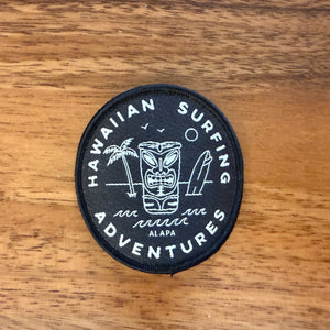 Hawaiian Surfing Adventures Iron on Patches