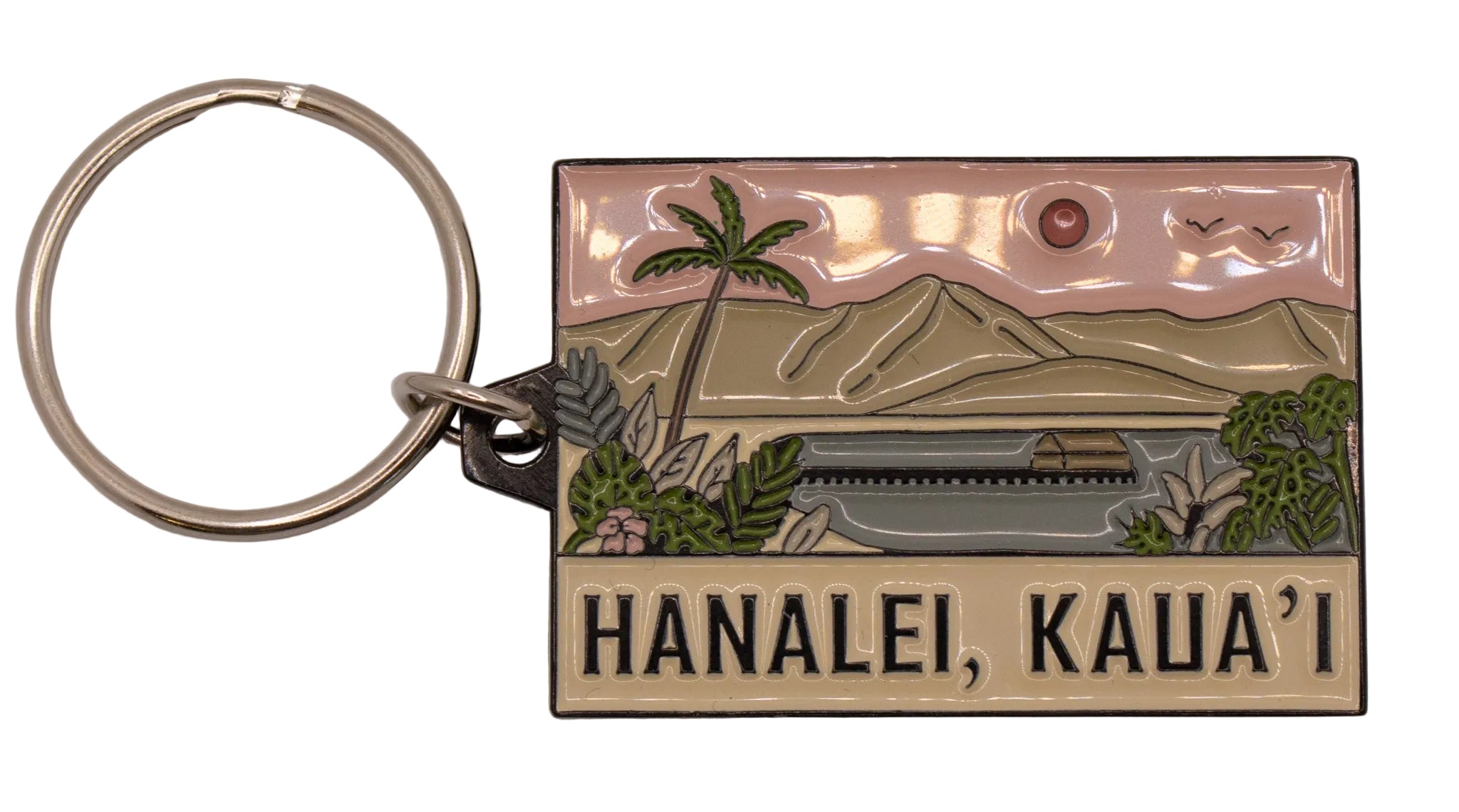 Hanalei Bay Key Chain
