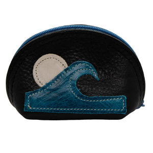 Leather Appliqué Pouch