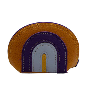 Leather Appliqué Pouch