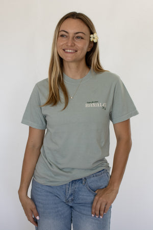 With Love From Hanalei Green Tee