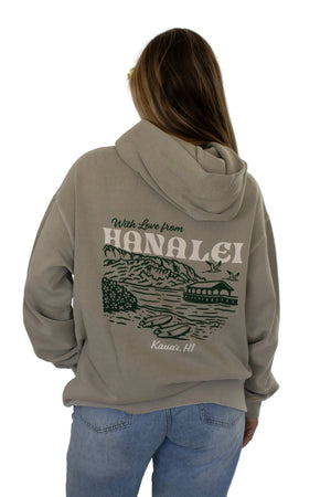 With Love Hanalei Hoody Taupe