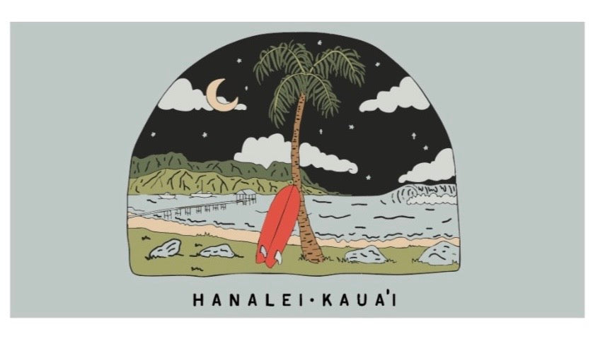 Velour Hanalei Beach Towel