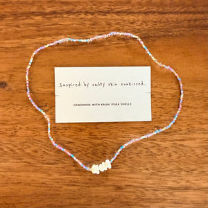 Salty Skin Sun kissed Puka Shell Necklace