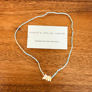 Salty Skin Sun kissed Puka Shell Necklace