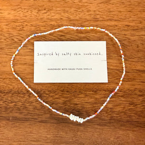 Salty Skin Sun kissed Puka Shell Necklace