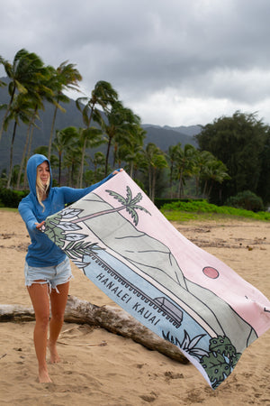 Velour Hanalei Beach Towel