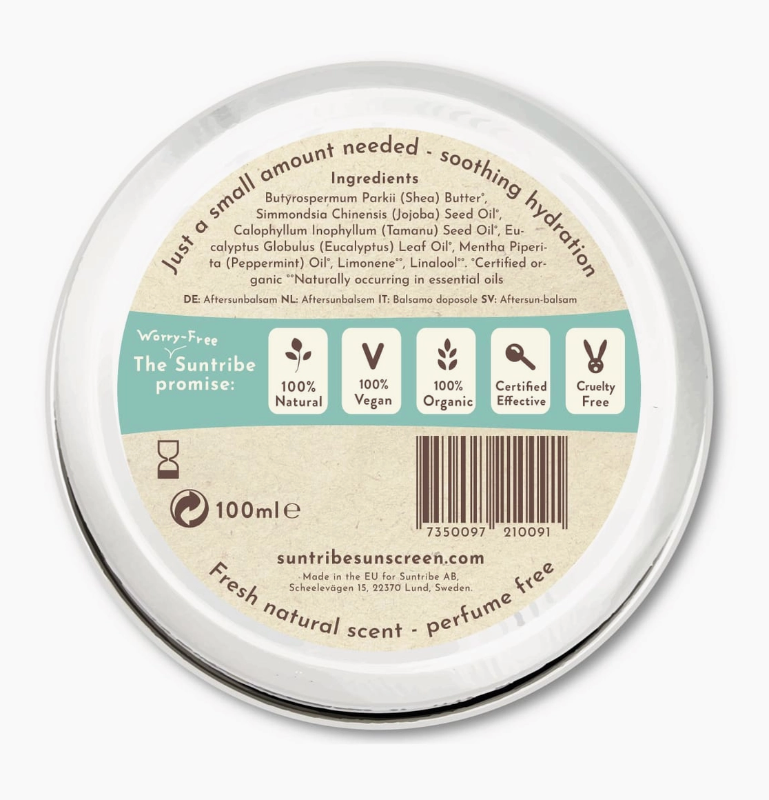 Suntribe Organic After Sun Balm Eucalyptus & Jojoba