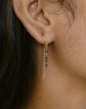 Italian Glass Minimal Earring