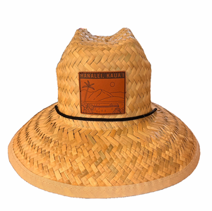 Youth Lifeguard Hat with Leather Hanalei Patch