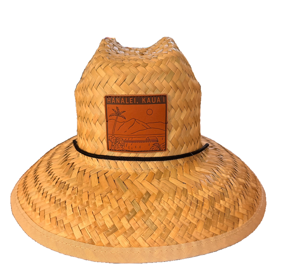 Youth Lifeguard Hat with Leather Hanalei Patch