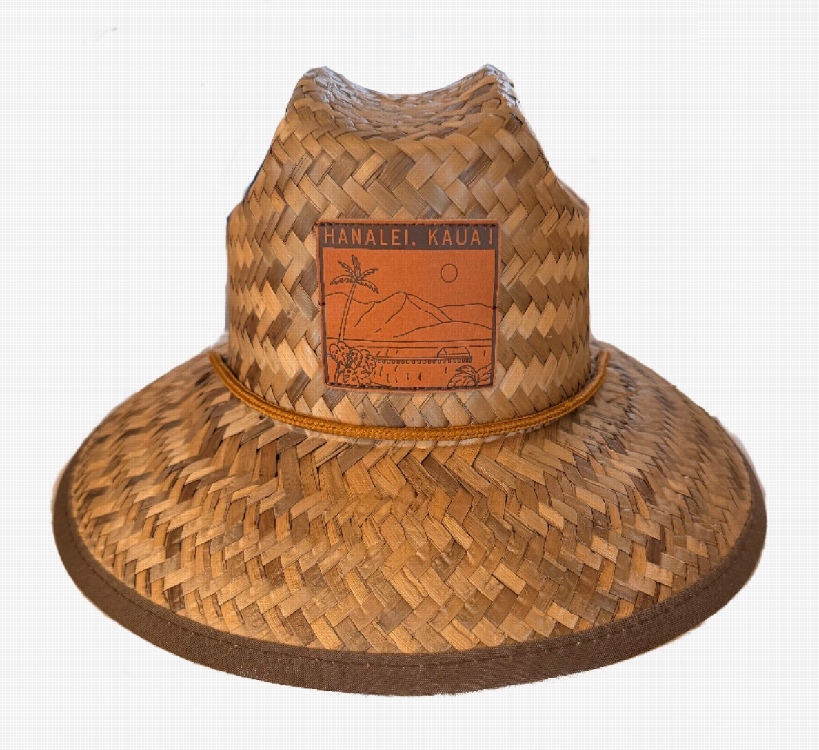 Youth Lifeguard Hat with Leather Hanalei Patch