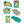 THE MINIS : Assorted Sticker Pack Collection Featuring Mini Designs and Characters