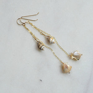 Dangling Shell Earrings