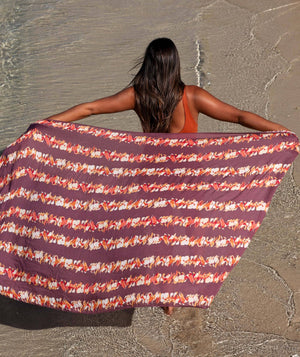 Rainbow Pua Melia Pareo: 74 x 46 in