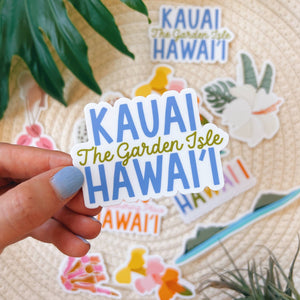 Kauai Hawaii Sticker | Hawaiian Island Sticker