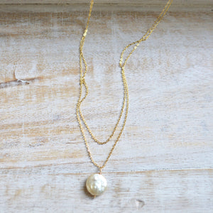 Double Strand Pearl Necklace
