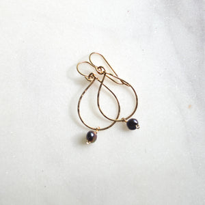 Mini Peacock Pearl Teardrops 