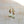 Opaque Sea Foam Glass Earrings