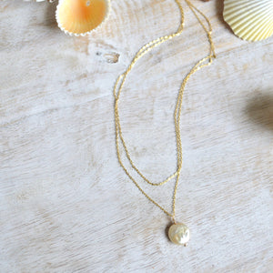 Double Strand Pearl Necklace