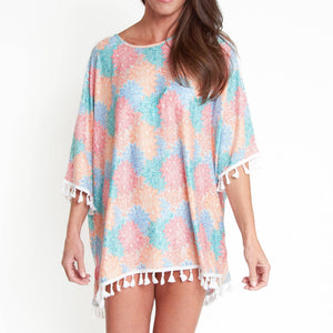 Fringe Beach Swimsuit Cover Up Swimwear Coverup Beach Tunic and Lightweight Layer