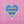 Blue Coastal Cowgirl Heart w/ Seashell  Iron On Patch