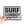 Surf Cowboy Patch | Western Surfing Embroidered Iron On