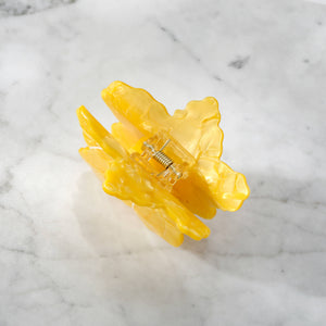 Yellow Hibiscus Hair Eco Friendly Clip Claw