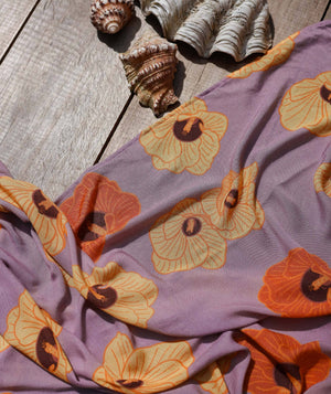 Hau Blossom Pareo: 67 x 43 in